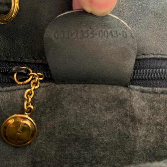 Gucci Black Leather Backpack Vintage Side Bamboo Handle Drawstring - Picture 14 of 16